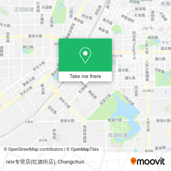 relx专营店(红旗街店) map