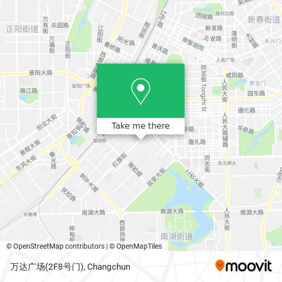 万达广场(2F8号门) map