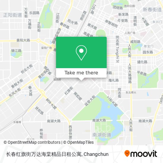 长春红旗街万达海棠精品日租公寓 map