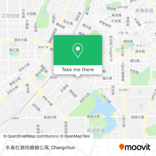 长春红旗街糖糖公寓 map