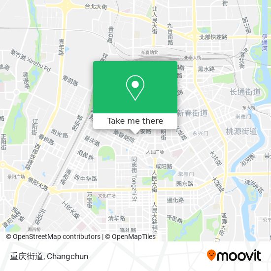 重庆街道 map