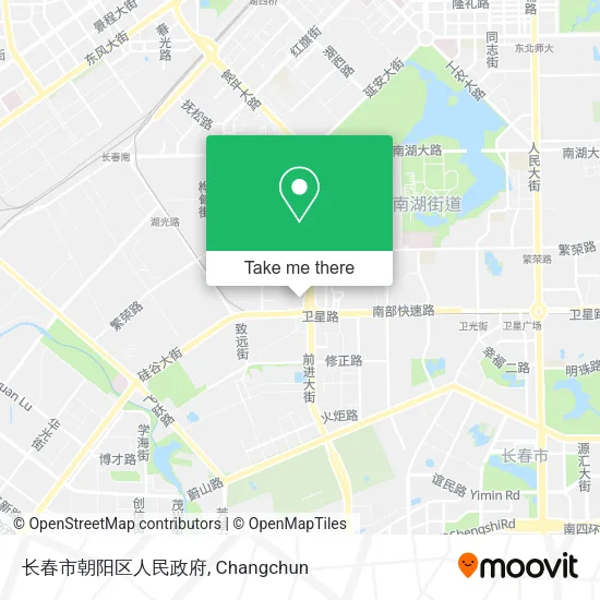 长春市朝阳区人民政府 map