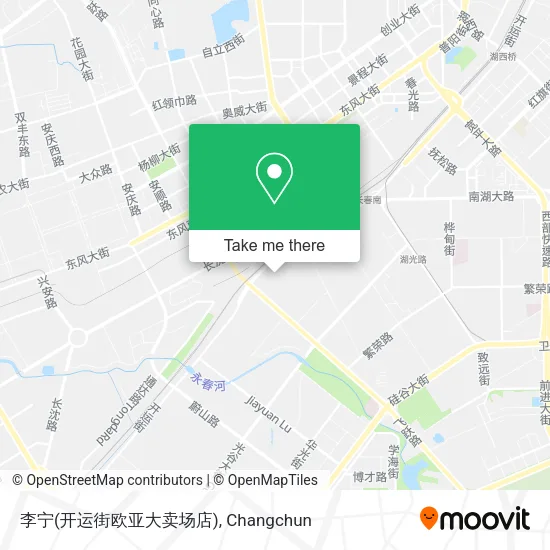 李宁(开运街欧亚大卖场店) map