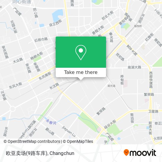 欧亚卖场(9路车库) map