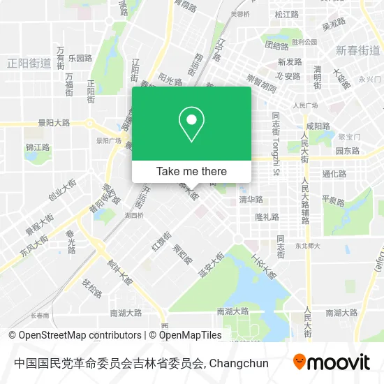 中国国民党革命委员会吉林省委员会 map