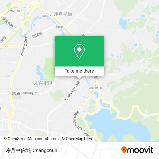 净月中信城 map
