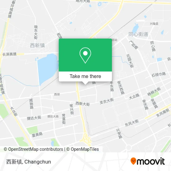 西新镇 map