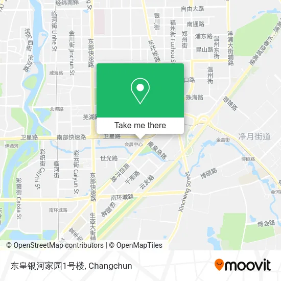 东皇银河家园1号楼 map