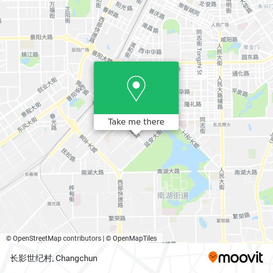 长影世纪村 map