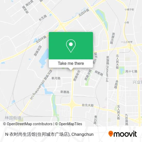 N·衣时尚生活馆(住邦城市广场店) map
