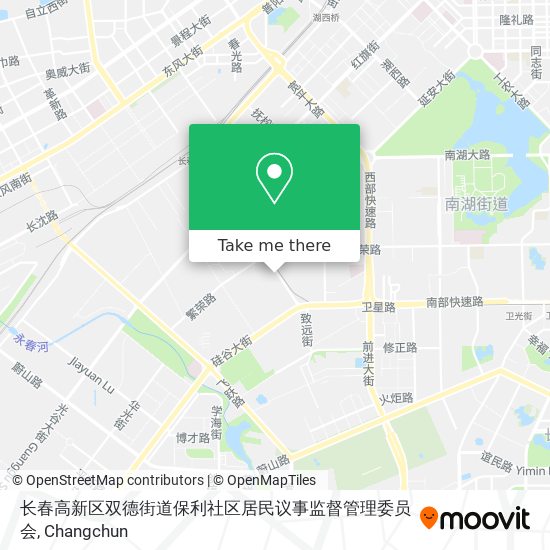 长春高新区双德街道保利社区居民议事监督管理委员会 map
