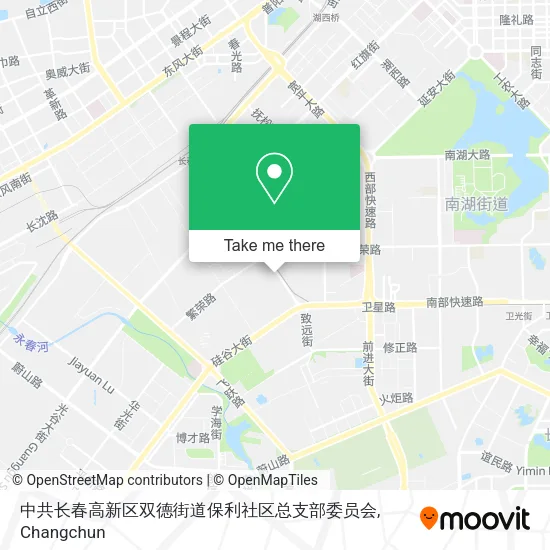 中共长春高新区双德街道保利社区总支部委员会 map