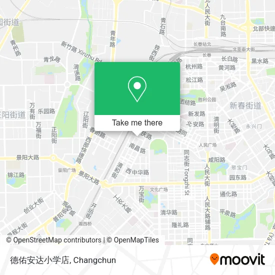 德佑安达小学店 map