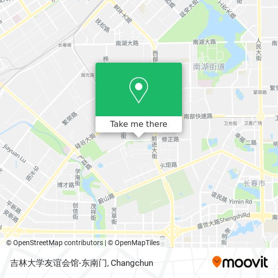 吉林大学友谊会馆-东南门 map