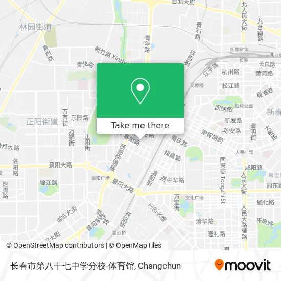 长春市第八十七中学分校-体育馆 map