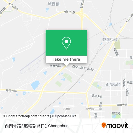 西四环路/迎宾路(路口) map