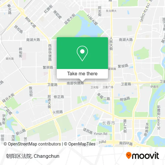 朝阳区法院 map