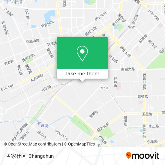 孟家社区 map
