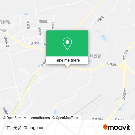 红宇美发 map