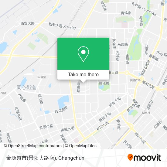 金源超市(景阳大路店) map
