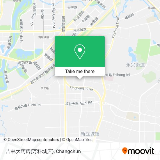 吉林大药房(万科城店) map