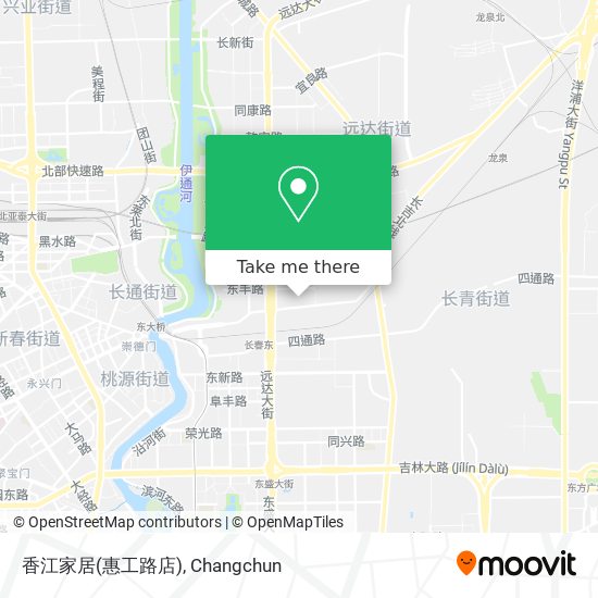 香江家居(惠工路店) map