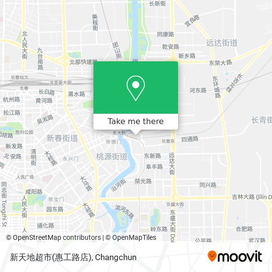 新天地超市(惠工路店) map