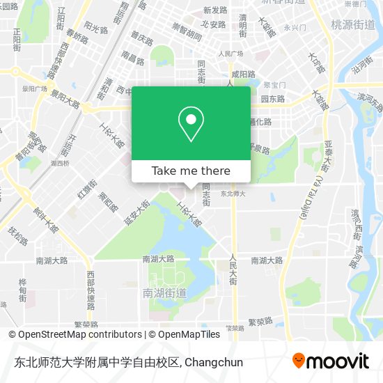 东北师范大学附属中学自由校区 map