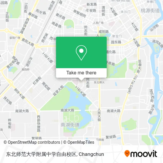 东北师范大学附属中学自由校区 map
