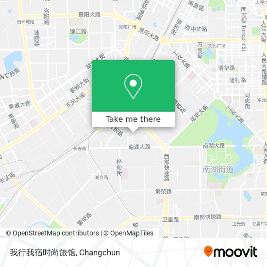 我行我宿时尚旅馆 map