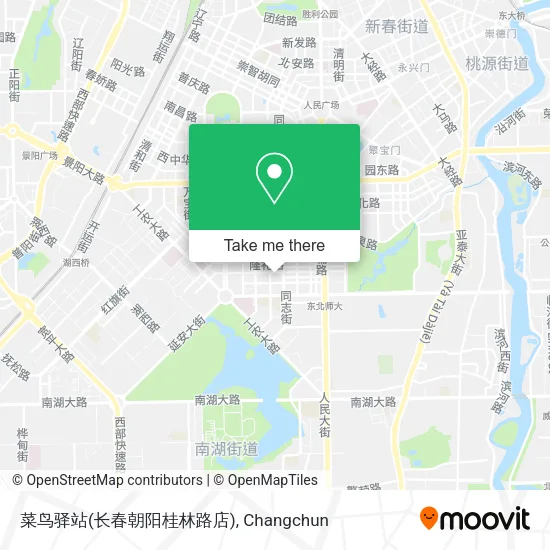 菜鸟驿站(长春朝阳桂林路店) map