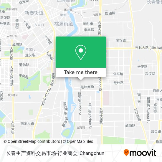 长春生产资料交易市场-行业商会 map