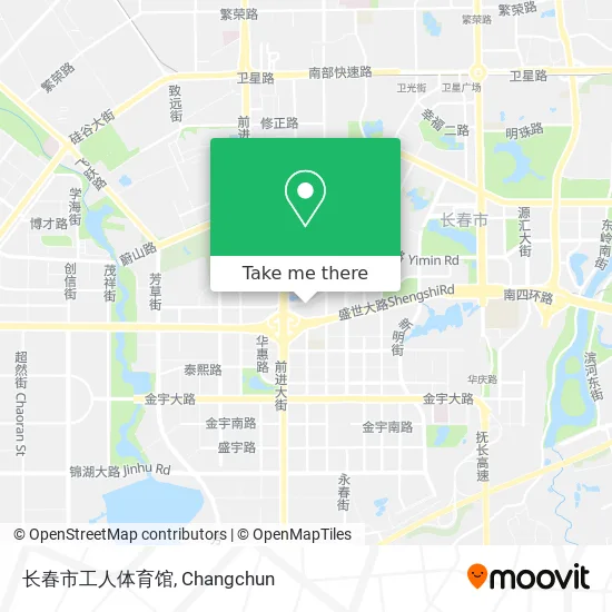 长春市工人体育馆 map
