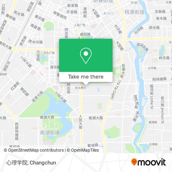 心理学院 map