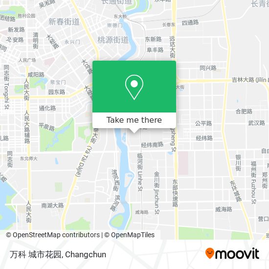 万科 城市花园 map