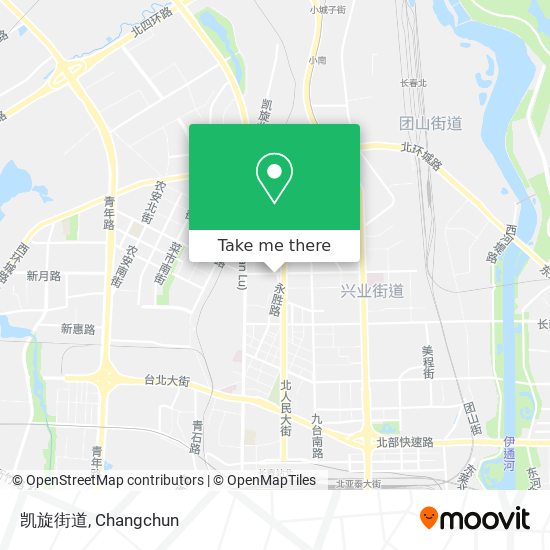 凯旋街道 map