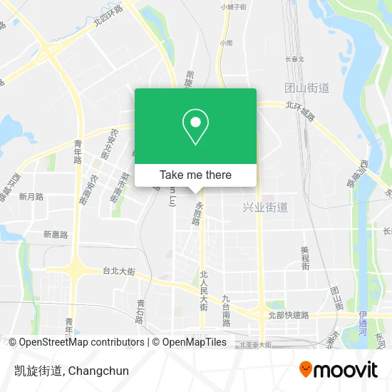 凯旋街道 map
