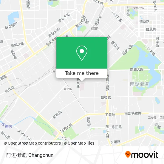 前进街道 map