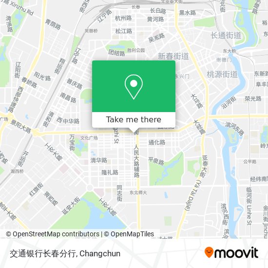 交通银行长春分行 map