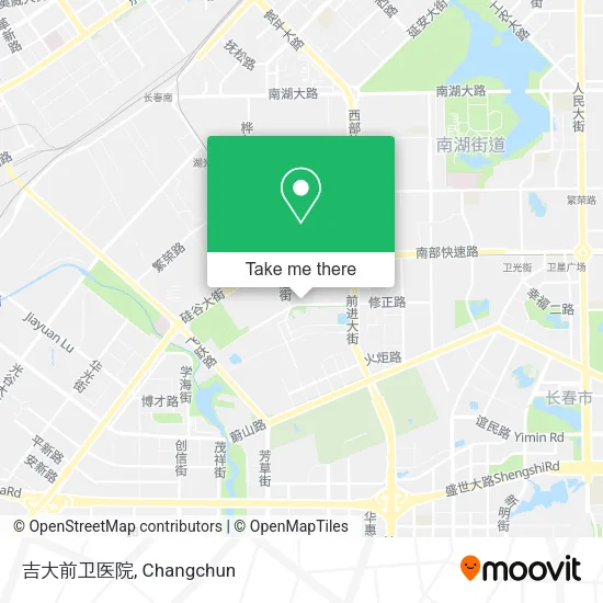 吉大前卫医院 map
