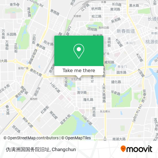 伪满洲国国务院旧址 map