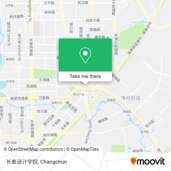 长春设计学院 map