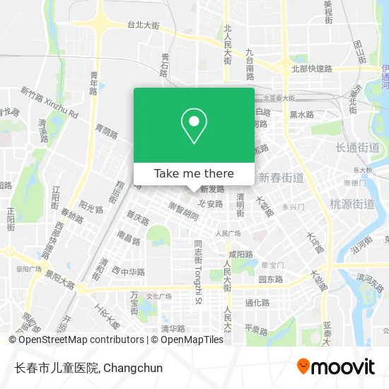 长春市儿童医院 map