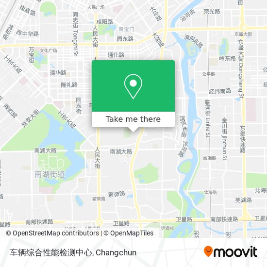 车辆综合性能检测中心 map