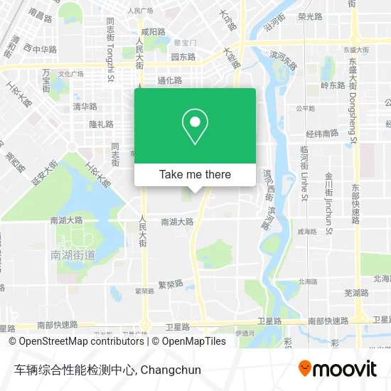 车辆综合性能检测中心 map