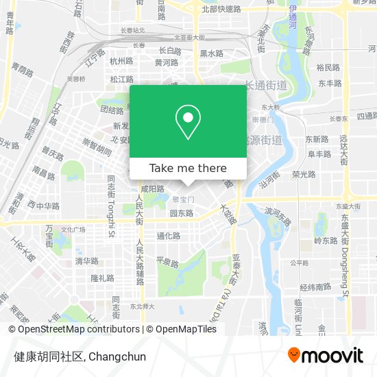 健康胡同社区 map