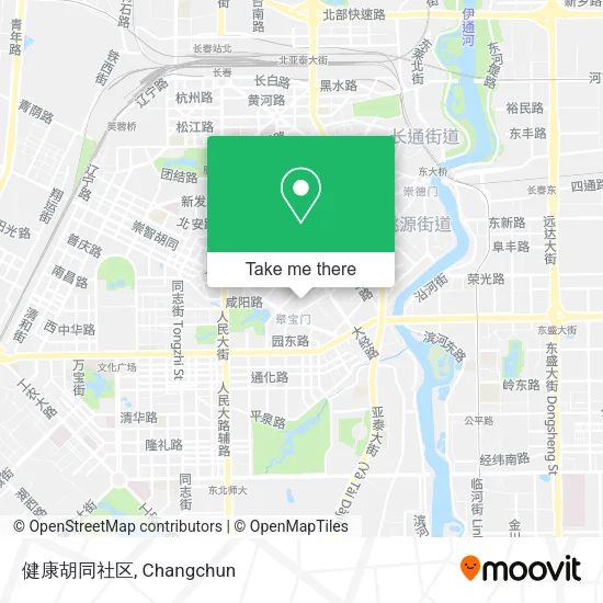 健康胡同社区 map