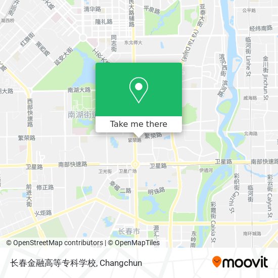 长春金融高等专科学校 map