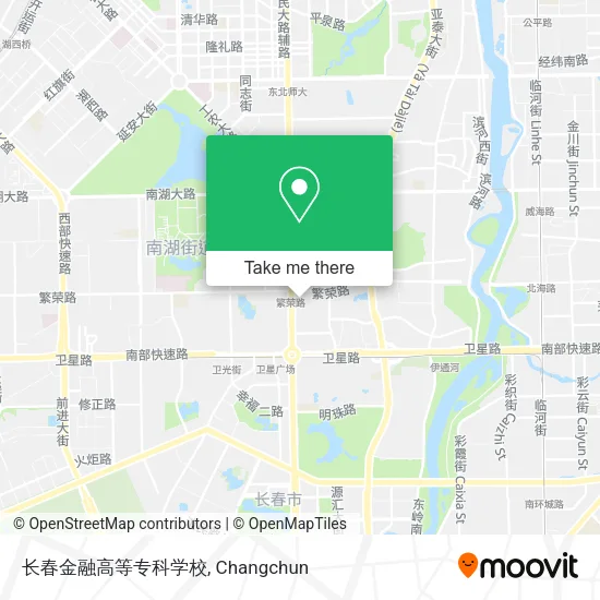 长春金融高等专科学校 map