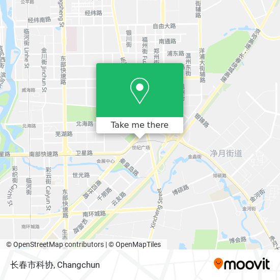 长春市科协 map